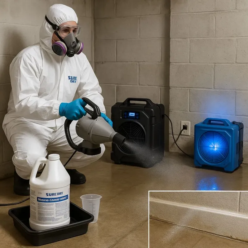 Sanitization and Odor Removal process in Piqua, OH